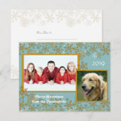 Carte de Noël familiale multi-photos (Devant / Derrière)