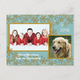 Carte de Noël familiale multi-photos
