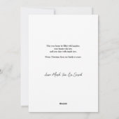 Carte de Noël familiale personnalisée (Dos)