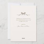 Carte de Noël Famille Classique à Double Face avec (Dos)