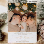 Carte de Noël Famille Noël