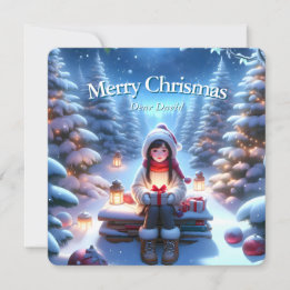 Carte de Noël fantaisiste