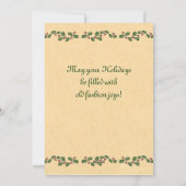 Carte de Noël féerique de Père Noël d'Allemand (Dos)