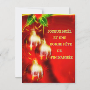 Carte de Noël Feestdagenkaart