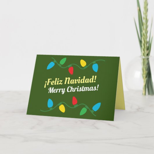 Carte de Noël Feliz Navidad (Devant)