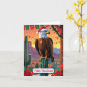 Carte de Noël Feliz Navidad (Fleur jaune)