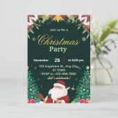 Carte de Noël Festival Minimaliste Imprimable (Debout devant)