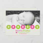 Carte de Noël festive (Devant / Derrière)