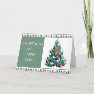 Carte de Noël festive avec chaleur