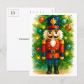 Carte de Noël festive Casse-Noisette (Devant / Derrière)