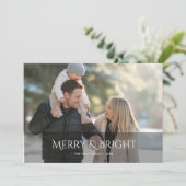 Carte de Noël festive et joyeuse pour la famille (Debout devant)