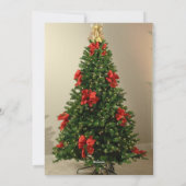 Carte de Noël festive minimaliste imprimable (Dos)