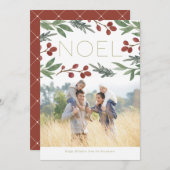 Carte de Noël festive Noel, carte photo (Devant / Derrière)