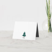 Carte de Noël Festive Père Noël et amis (Dos)