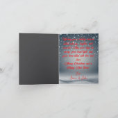 Carte de Noël Festive Père Noël et amis (Intérieur)