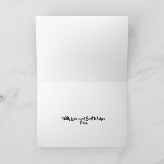 Carte de Noël festive pour oncle rouge vert (Intérieur)