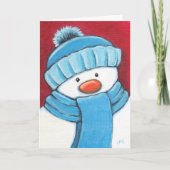 Carte de Noël Festive Snowman (Devant)
