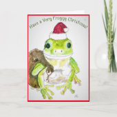 Carte de Noël/Fêtes pliée (Devant)