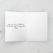 Carte de Noël/Fêtes pliée (Intérieur)