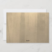 Carte de Noël Feuille Mele Kalikimaka Gold Palm (Dos)