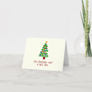 Carte de Noël Fin de Saison Unique Rétro Illustrée