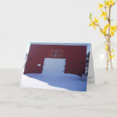 Carte de Noël "Fire Hall" (Fleur jaune)