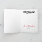 Carte de Noël Fireman et Jack Frost (Intérieur)