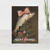 Carte de Noël Fishmas Tree (Devant)