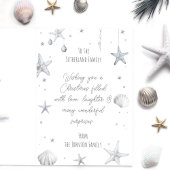 Carte de Noël Flamant rose personnalisable