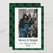 Carte de Noël Flannel (Devant / Derrière)