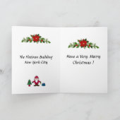 Carte de Noël - Flatiron Building, New York City (Intérieur)