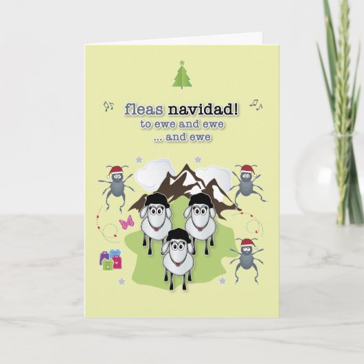 Carte de Noël Flea Navidad (Devant)
