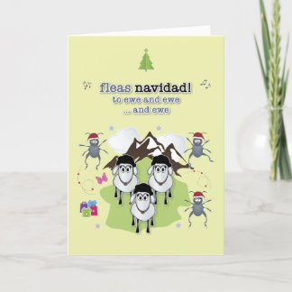 Carte de Noël Flea Navidad