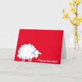 Carte de Noël Fleece Navidad (Fleur jaune)