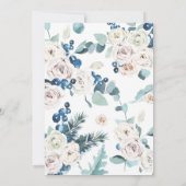 Carte de Noël Fleur de Casse-Noisette Ballerine (Dos)