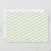 Carte de Noël florale aux pousses de Laurier (Dos)