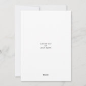 Carte de Noël Florale, Joyeuses Vibes Pour Toujour (Dos)