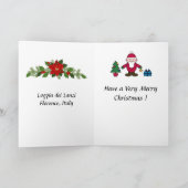 Carte de Noël - Florence, Italie (Intérieur)