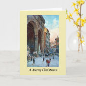 Carte de Noël - Florence, Italie (Fleur jaune)