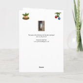 Carte de Noël - Florence, Italie (Dos)