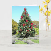 Carte de Noël Floride Gator (Fleur jaune)