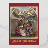 Carte de Noël Foil 1874 (Recto)