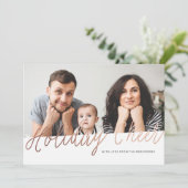 Carte de Noël Foil Holiday (Debout devant)