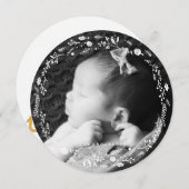 Carte de Noël Foliing d'hiver (Devant / Derrière)