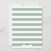 Carte de Noël Foliing d'hiver - Turquoise (Dos)