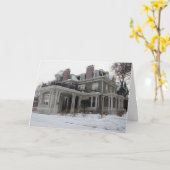 Carte de Noël "Forepaugh's Restaurant" (Fleur jaune)