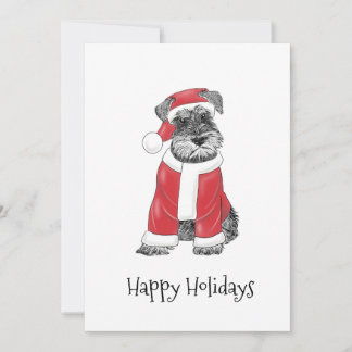 Carte de Noël Fox Terrier