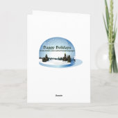 Carte de Noël française (Dos)