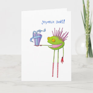 Carte de Noël française Critère Cédric