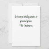 Carte de Noël française Joyeux Noel (Dos)